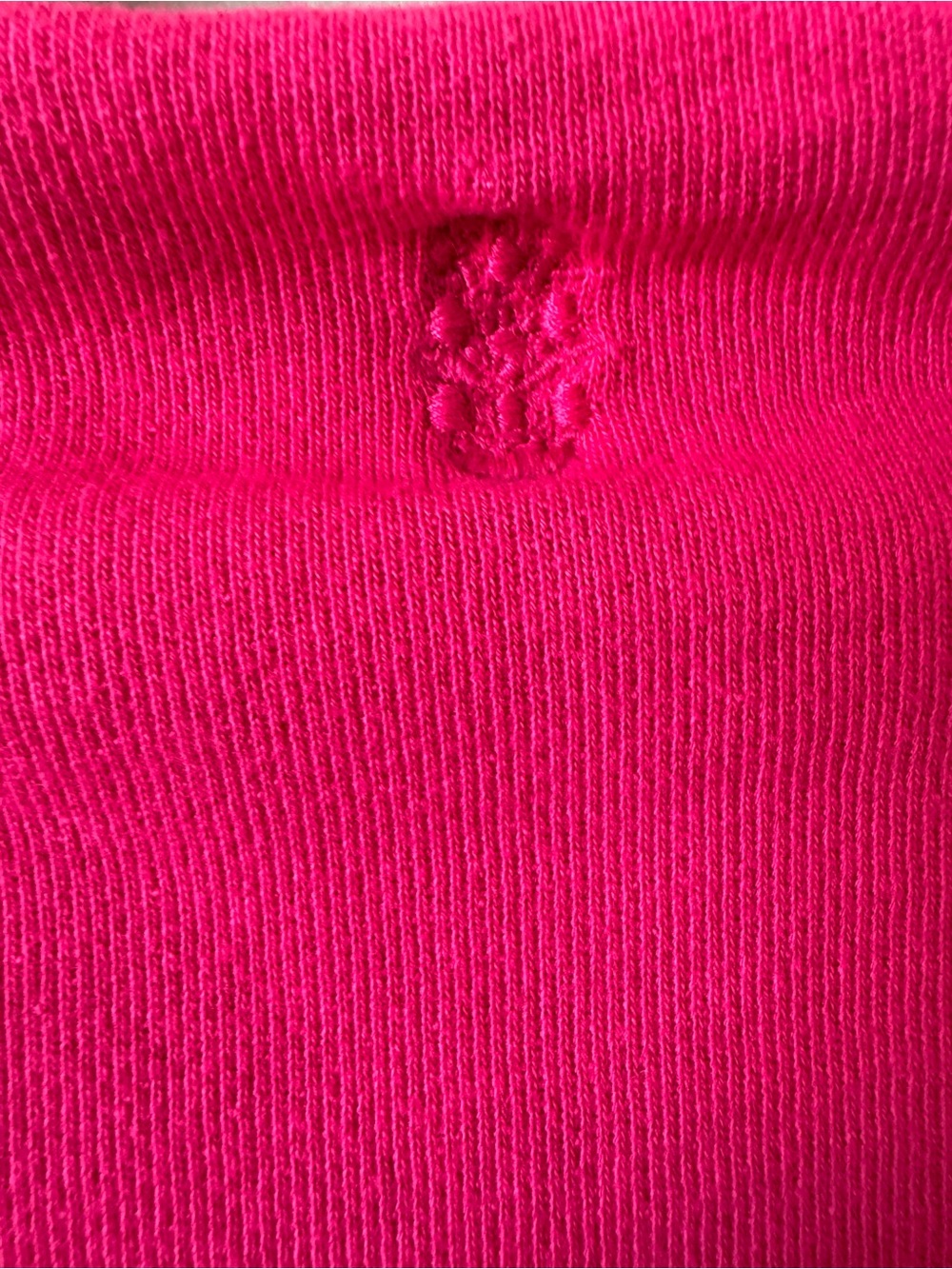 Free People Movement Bright Pink Cropped Bubble Sleeve & Hem Sweatshirt Large - Picture 3 of 6